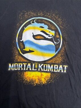 Mortal Kombat Logo Short Sleeve Tee - Black